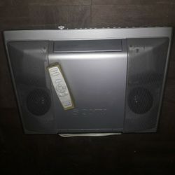 Sony Weather Am/Fm CD Kitchen Clock Radio ICF CD553RM
