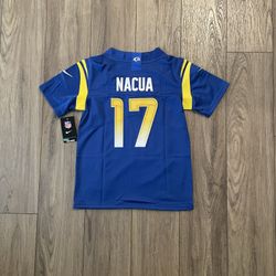 Youth LA Rams Puka Nacua Stitched Jersey , S to XL