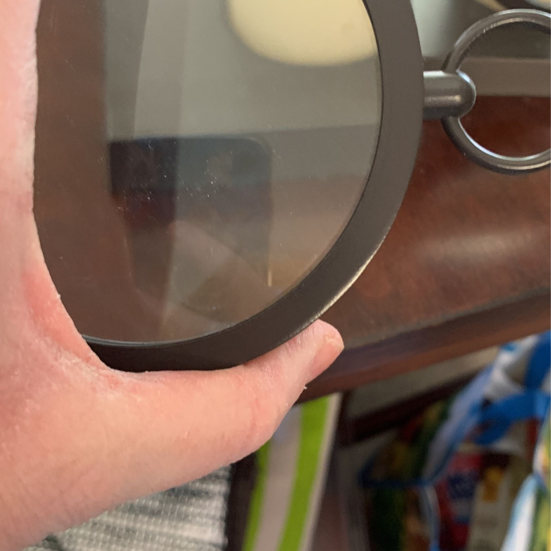 2 Decorative Candle Holders W Magnified Glass