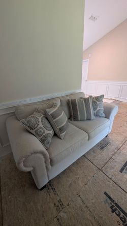 Sand colored Love Seat Sofa