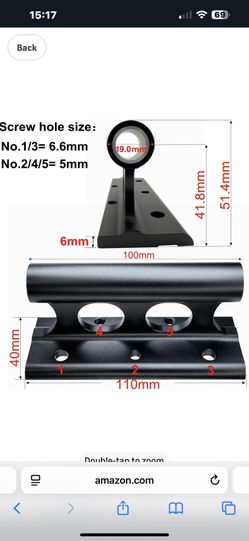 Bike Fork Mount Block For car Truck M12 X 100 - New In Box (not Opened)