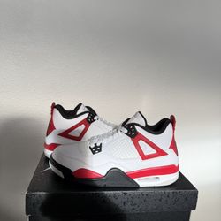 Nike Air Jordan 4 Retro Red Cement (6Y) – DS, Authentic, Original Box Included