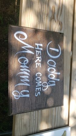 Wedding sign
