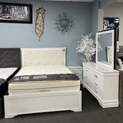 4PC White Queen Bedroom Set 💥SALE💥