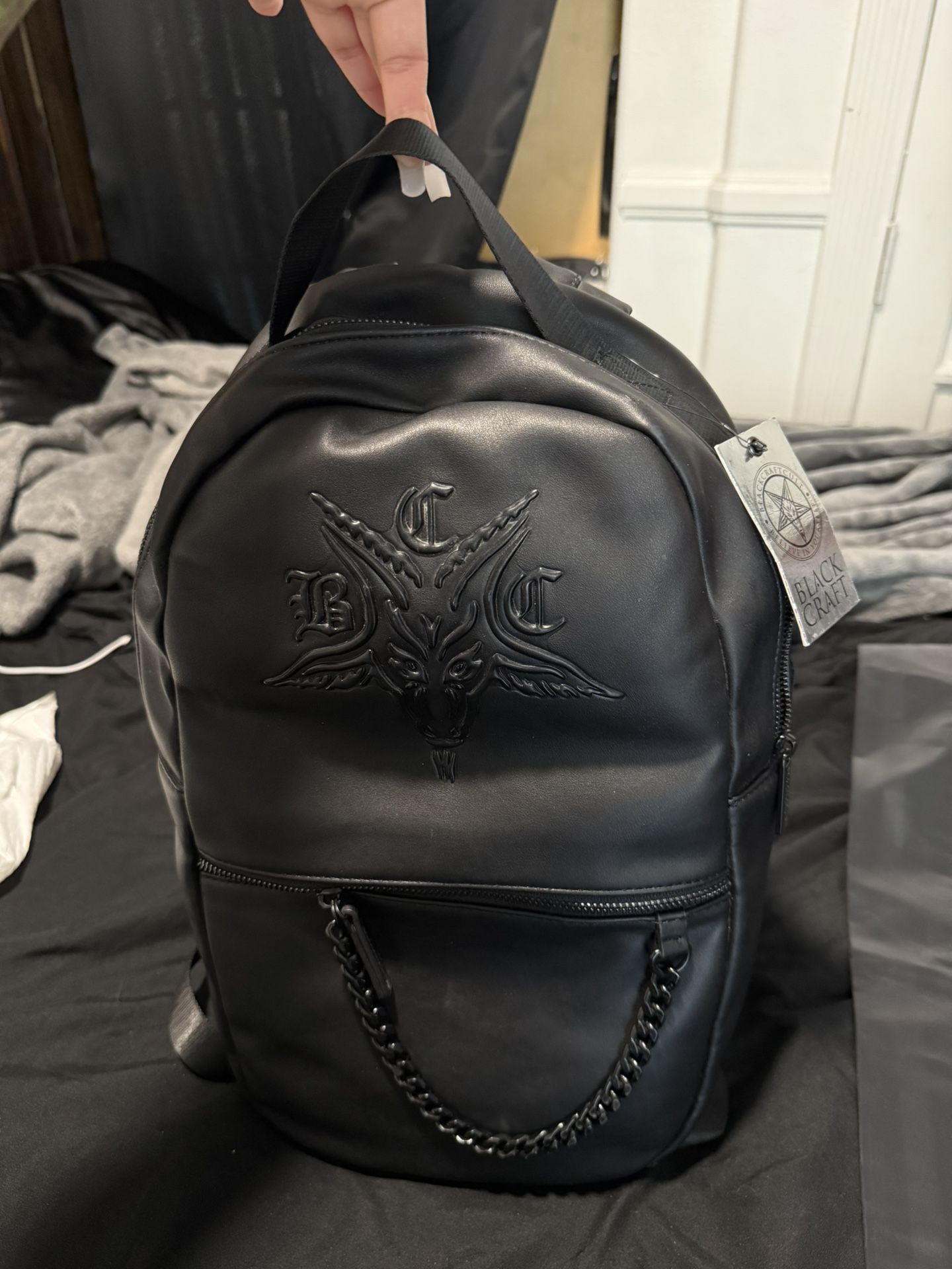 Black Craft Cult Backpack Horror Emo Gothic