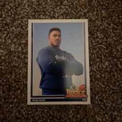 Rookie Force Greg Lewis (Broncos)