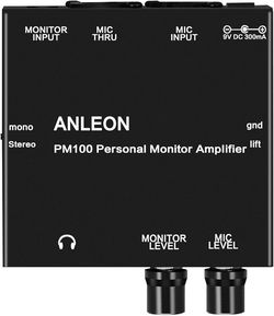 ANLEON PM100 Personal Monitor Amplifier for keyboard player singer drummer live musicians