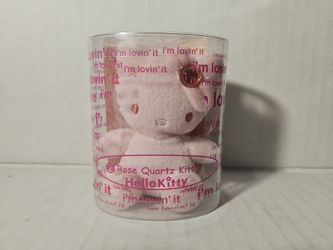 2004 Sanrio Hello Kitty McDonalds “I’m lovin’ it” Rose Quartz Kitty