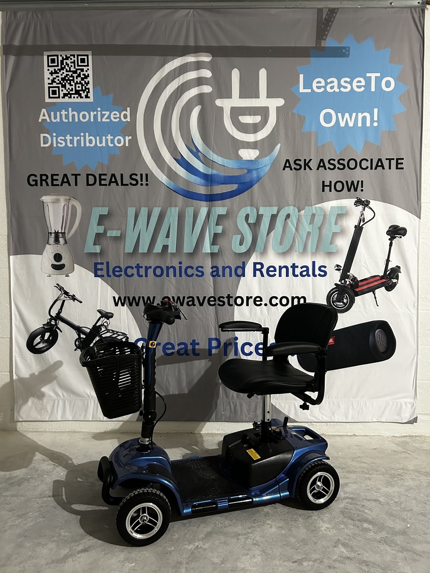 Vive 4 Wheel Mobility Scooter (Blue)(New)