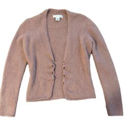 Pink Blouse Cardigan With Lace 