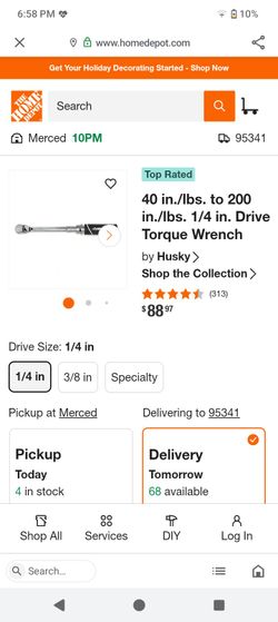 Husky torque wrench