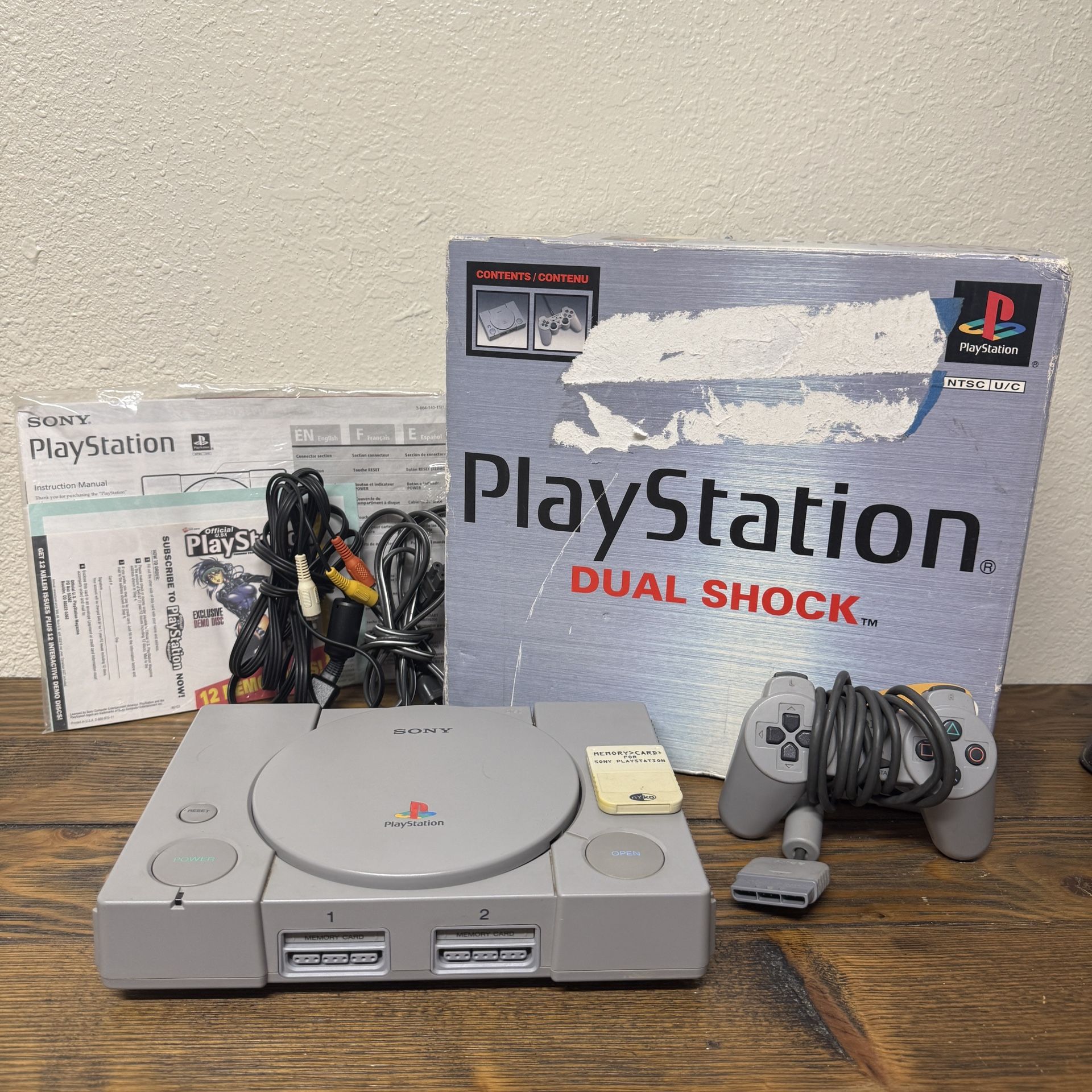 PS1 Video Game Console PlayStation 1