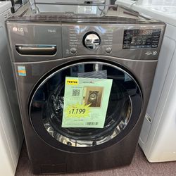 Washer/Dryer Combo -LG Open Box With 1 Year Warranty 