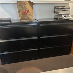 Black Filing Cabinets