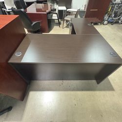 Office L Shape Desk With File Cabinet And Key 