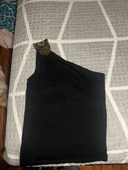 Black One Shoulder Blouse
