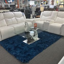 4th Of July Sale Now🇺🇸Beautiful White Power Reclining Sofa&Loveseat Available Now Only $1799
