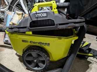 Ryobi cordless shop vac as is