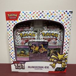Pokemon 151 Alakazam Ex Collection 