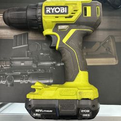 Ryobi Cordless Drill W Batt And Charger 