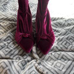 Sam Edelman velvet pointed toe pumps – size 8 / EU 39