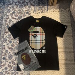 Bape X Burberry Tee 
