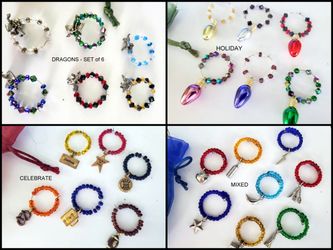 Assorted Sets of Drink/Glass Charms - price per set - p/u in Gilbert