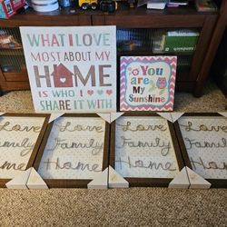 Owl And Family Wall Decor
