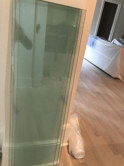 Beautiful High End Glass Shelves Approx 3.5ft x 12D