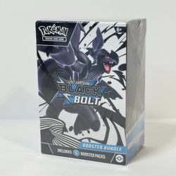 Scarlet & Violet Black Bolt Factory Sealed Booster Bundle Box
