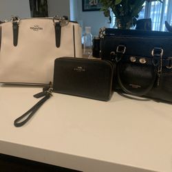 Various B&W Coach Purse