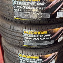 175/70/13 Blackhawk Tires 🛞 