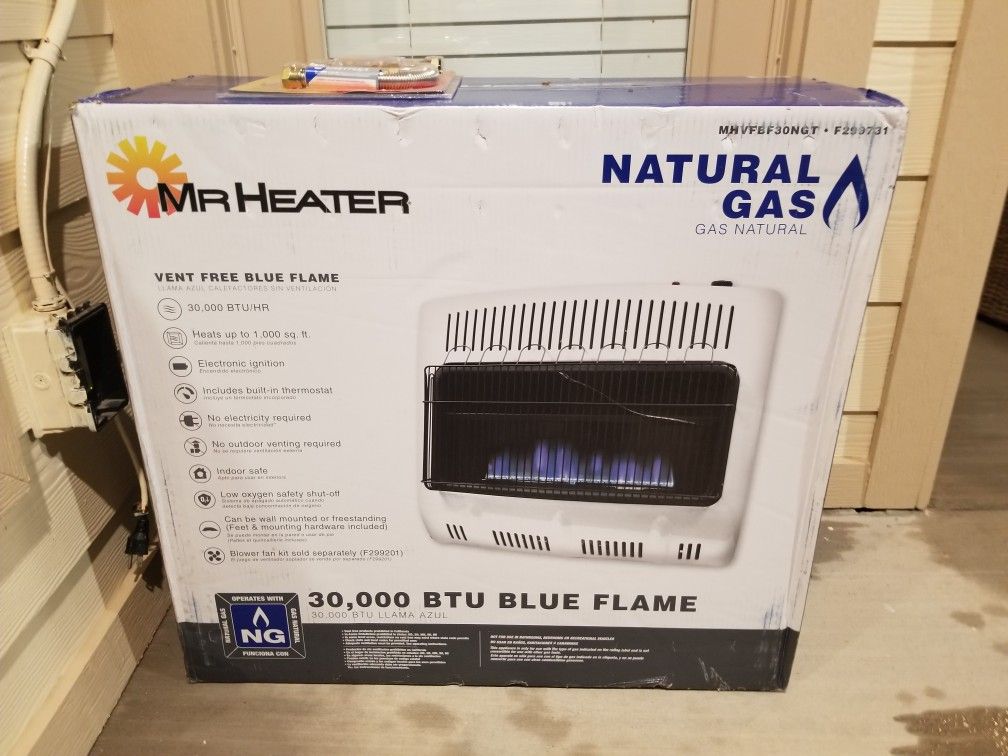 Mr. Heater Indoor Vent-Free Natural Gas Heater for Sale in Carrollton, TX -  OfferUp