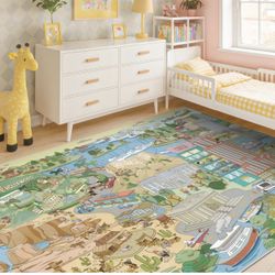 Large Kids Area Rug 6x9 60$ OBO