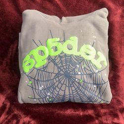 Grey spyder hoodie