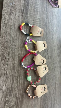 Selling bracelets for 3 dollars
