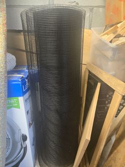 Large roll of hardware fabric