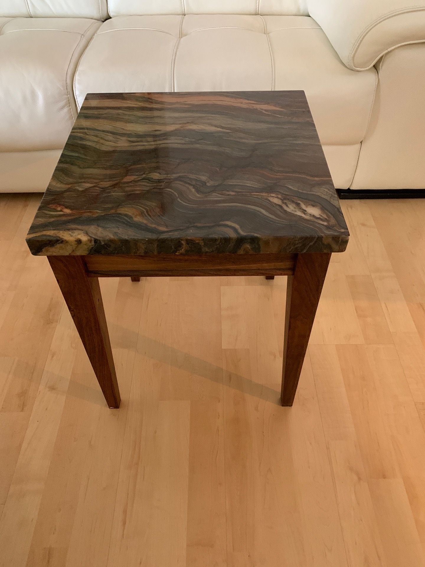 Granite End Table