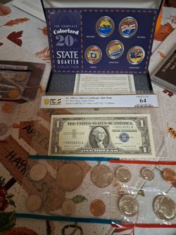 Lot of Coins/Paper
