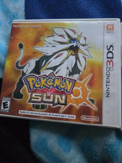 Pokemon sun and moon games