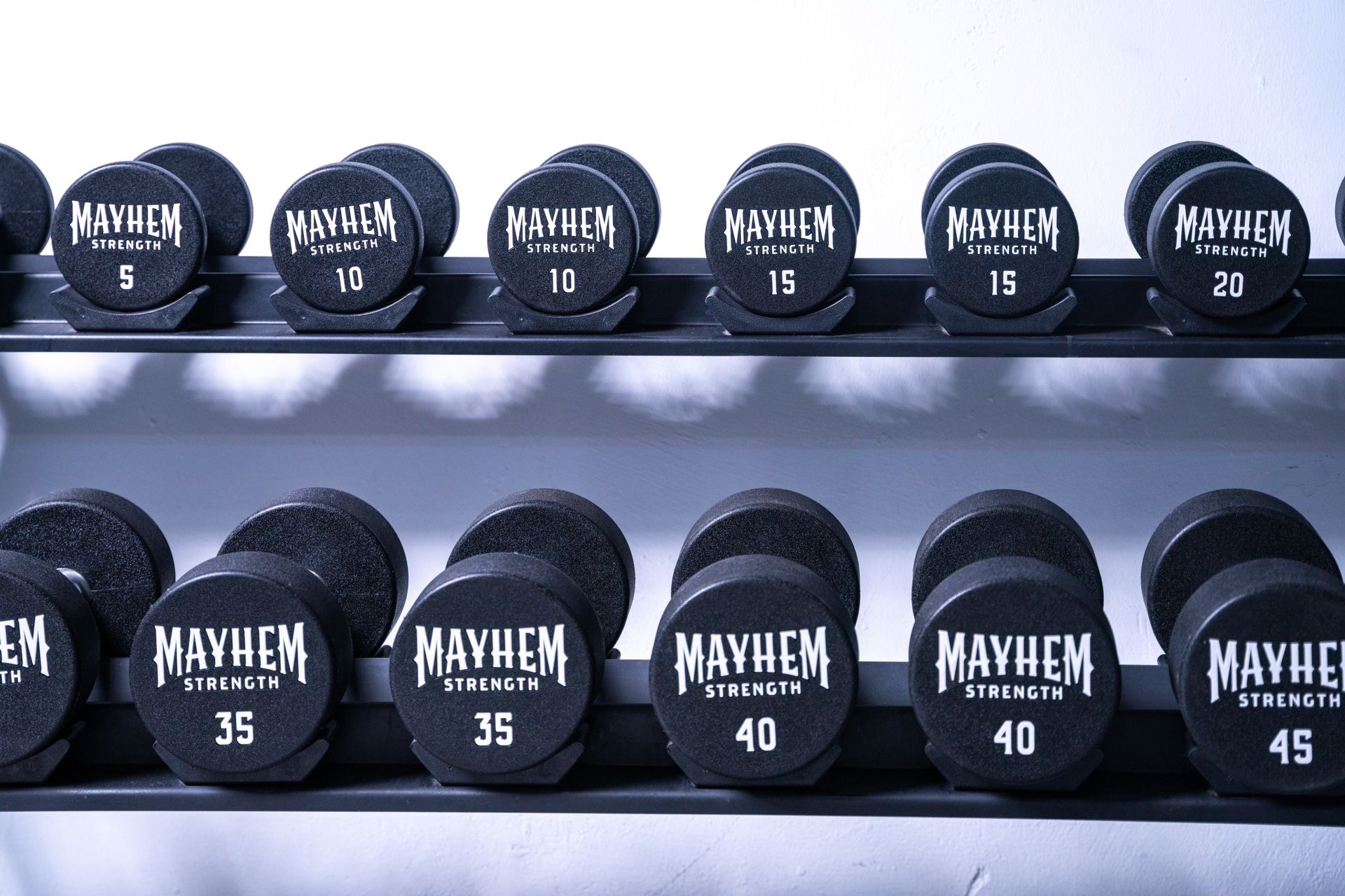 Mayhem Strength V3 Urethane Dumbbell Sets Up To 150lbs