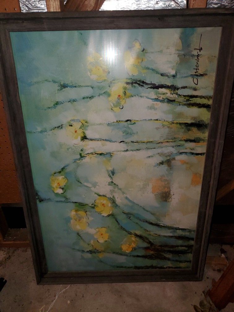 Framed Art Painting Print Decor