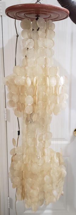 Vintage Capiz shell Lamp
