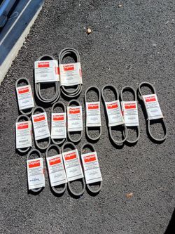 Dayton Premium V-Belts – Lot of 14