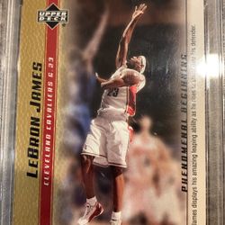 LeBron James Rookie Gold PSA 8 