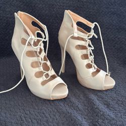 Beige High Heels