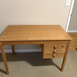 Mid Century Modern teak desk by Domino Møbler