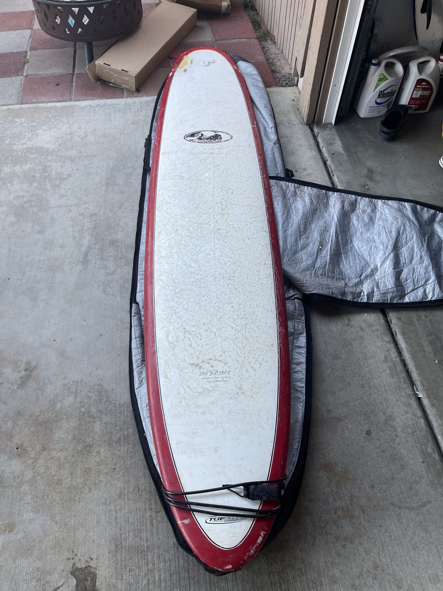 Surfboard (Laird’s dad) 9’6” Bill Hamilton (surfTec)