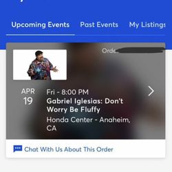 Gabriel Iglesias    Don’t Worry Be Fluffy Friday April 19th