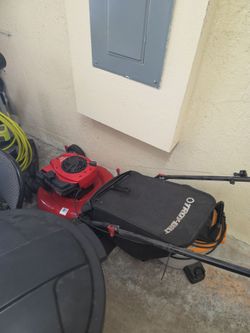 Toro self propelled mower & Ego electric trimmer
